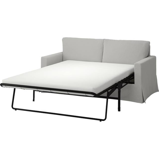 HYLTARP 2-sits bäddsoffa, Tallmyra vit/svart