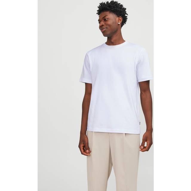 JACK & JONES JJEURBAN Edge Tee SS O-Neck NOOS, Vit, XXL