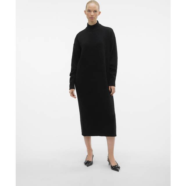VERO MODA dame kjole VMKADEN - Black Solid