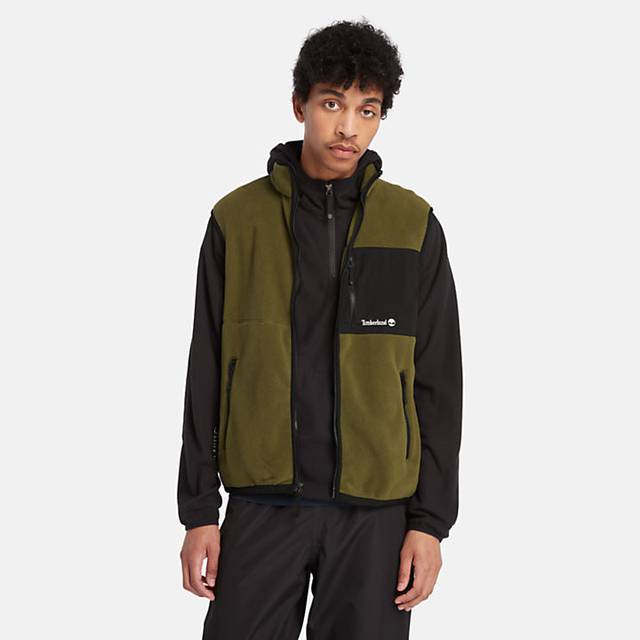 Timberland Outdoor Archive Vest fleeceväst (herr) - Dark Olive, XL