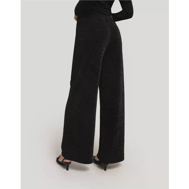 Selected FEMME - Byxor slfRuetinni HW Relaxed Pants - Svart