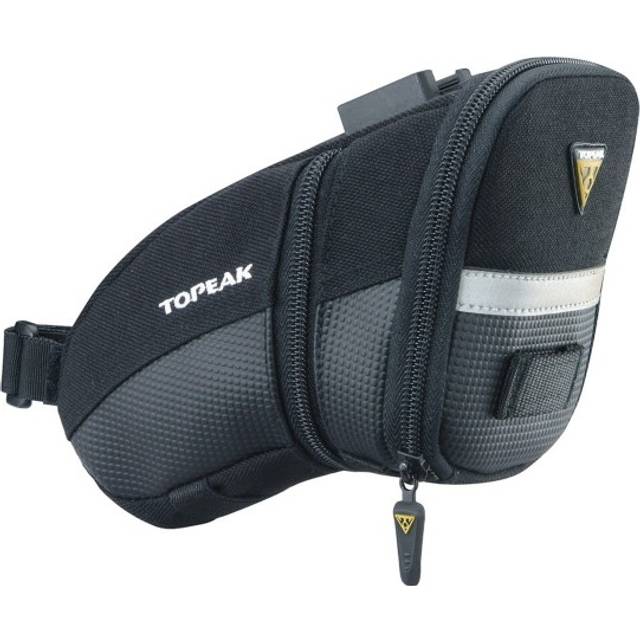 Topeak Aero Wedge Saddle Bag - Medium, Straps - Black