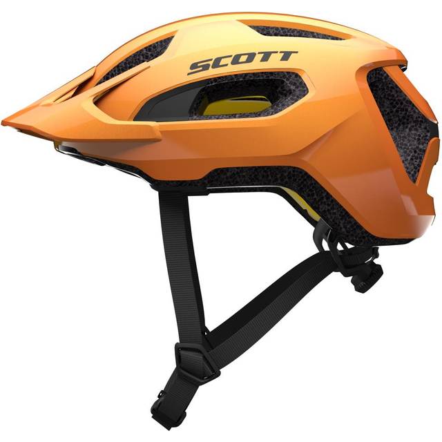 Scott Supra Plus cykelhjälm Paprika Orange - Hjälmstorlek 56-61 cm - Orange,Sort