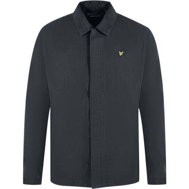 Lyle & Scott - Overshirt Washed Drill - Svart