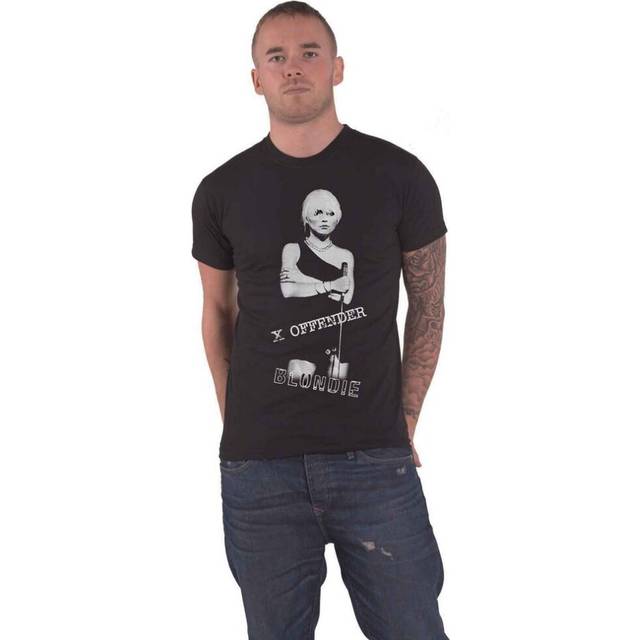 (XL, Black) Blondie Unisex Adult X Offender T-Shirt