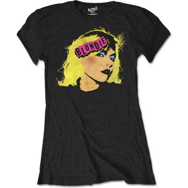 (S, Black) Blondie Womens/Ladies Punk Logo T-Shirt