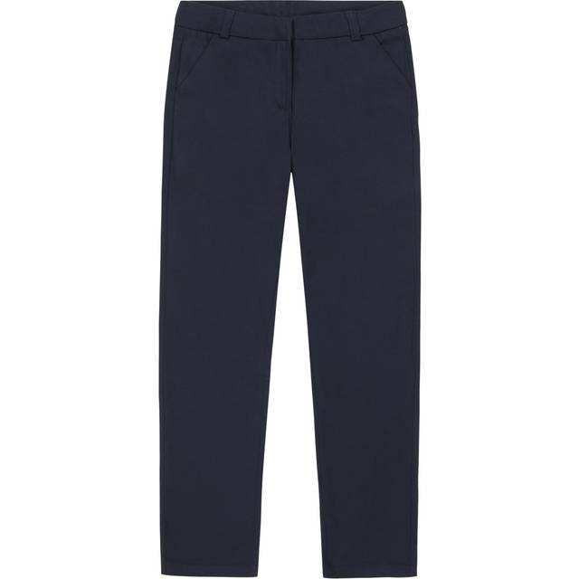 Nautica Girls Plus Size' School Uniform Skinny Stretch Twill Pant  Navy Blue  10.5 Plus