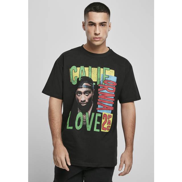 T-shirt Mister Tee tupac california love retro oversize tee - Noir - 2XL