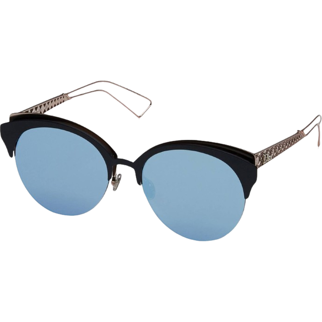 Vintage Dioramaclub Sunglasses Blue Mirrored