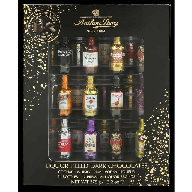 Anthon Berg Chocolate Liqueurs Box of 24 375g
