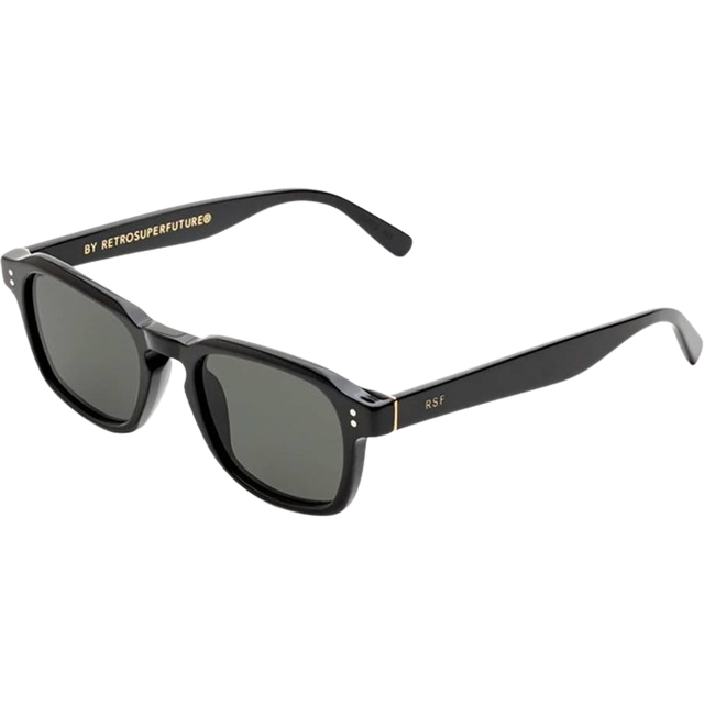 Retrosuperfuture Unisex CGO Luce Black Solglasögon Acetat Svart Svart Fyrkantig Normal