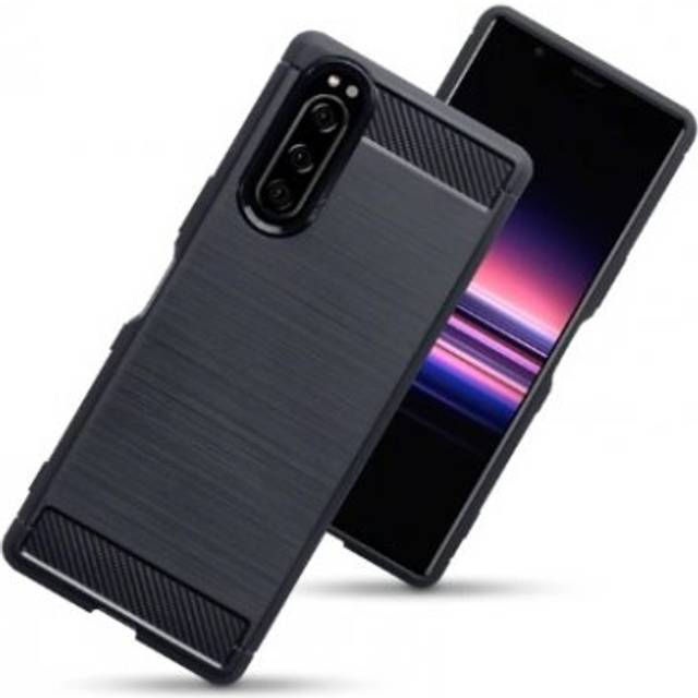Sony Xperia 5 ii Skal Karbon Svart