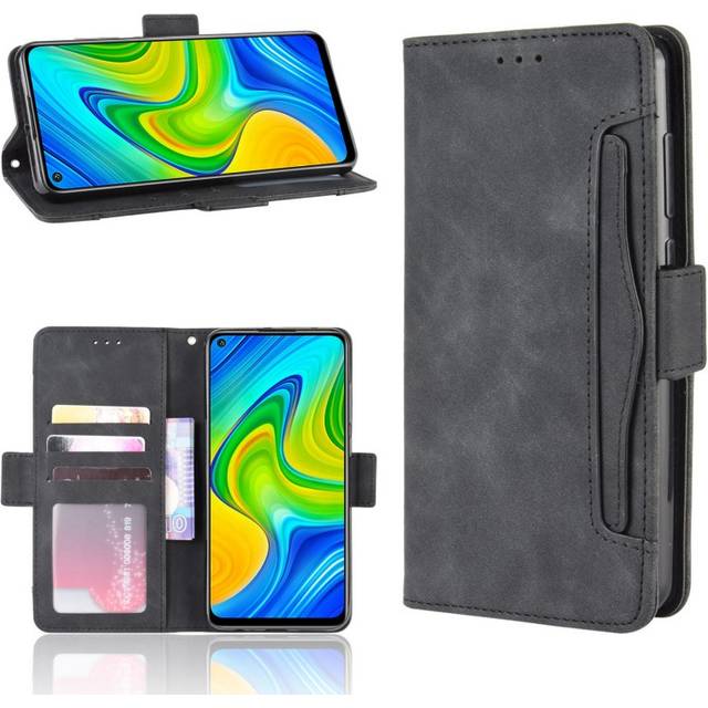 Xiaomi Redmi Note 9 Plånboksfodral PU-Läder 6-FACK Winston V3