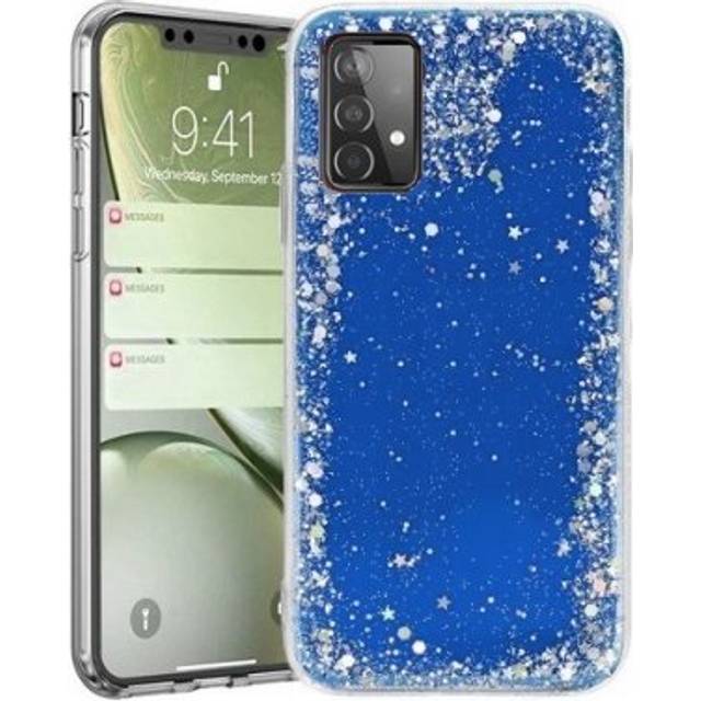 Samsung Galaxy A52 Skal Glitter Blå