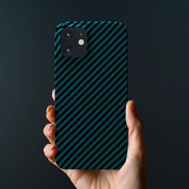 Linocell Premium Kevlar Tåligt skal för iPhone 12 Mini Blå
