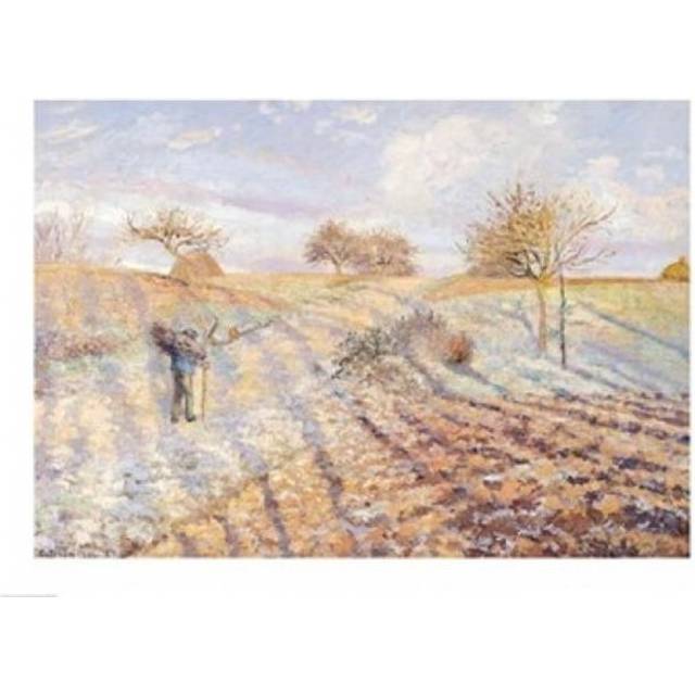 White Frost 1873 Poster Print by Camille Pissarro - 36 x 24 in. - Large