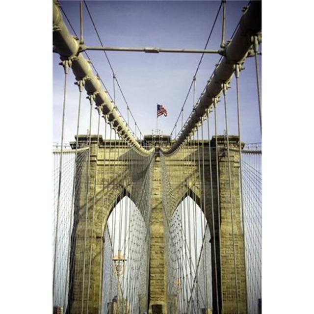 Brooklyn Bridge Manhattan New York USA Poster Print, Large - 22 x 34