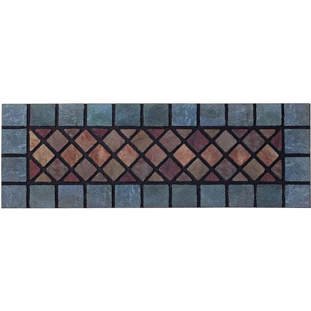 Nicoman Narrow Step Mat Barrier Doormat Eco-Friendly Scrape and Absorbent Indoor/Outdoor Door Mat 75x25cm (30''x10'')