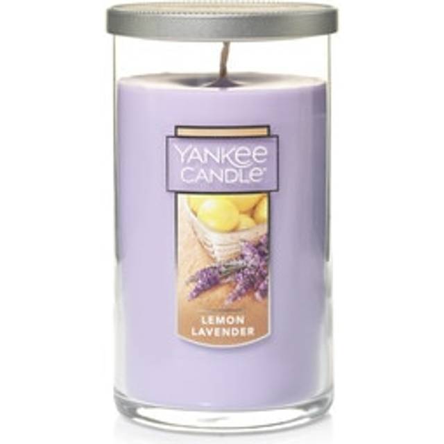 Yankee Candle Lemon Lavender Signature Medium Pillar Candle  14.25oz