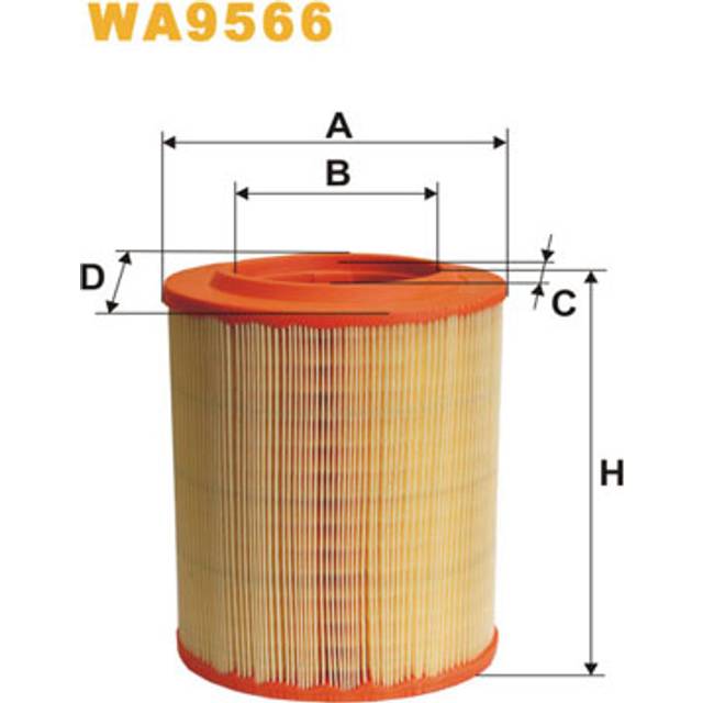 WIX Air Filter Elipse Type - WA9566