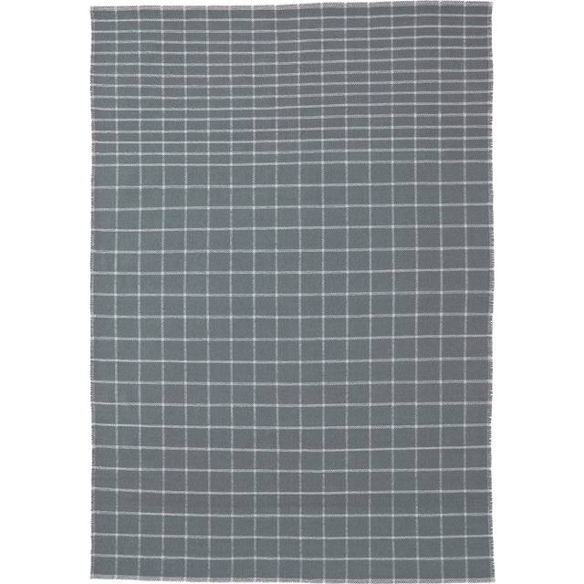 Nanimarquina - Tiles 2 Rug 170x240cm - dunkelgrau/handgewebt/Ausführung Dhurrie/Dichte 18.600 Knoten/m2/H 1cm/Gewicht 2kg/m2 - dark grey (1.0 x 240.0 x 170.0cm)