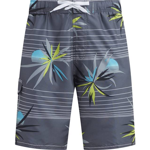 Kanu Surf Men's Standard Mirage Swim Trunks (Regular & Extended Sizes)  Bellaire Charcoal  XX-Large