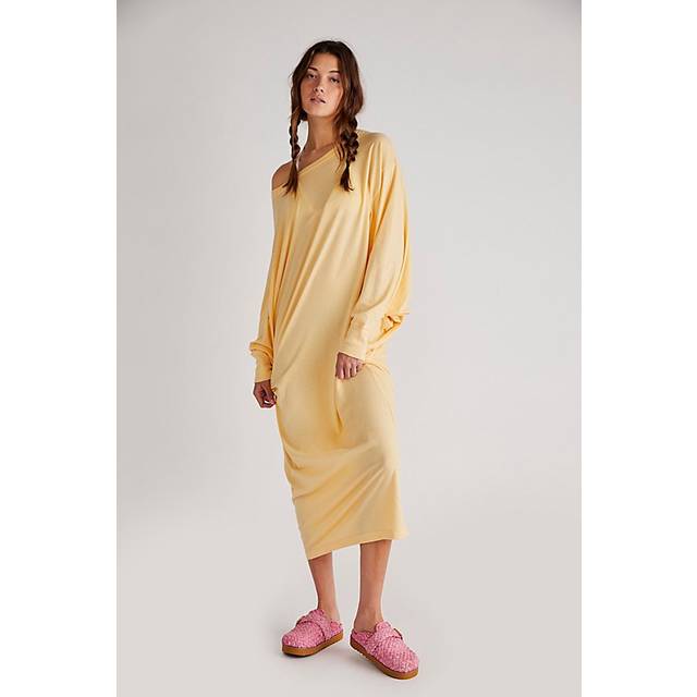 Lifestyle Maxi Dress by free-est in Peach Sunrise, Size: XS