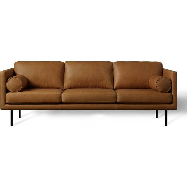 Spectre Luxe 81" Leather Sofa, Milano Russet
