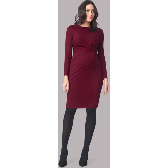 Seraphine Women's Sally Twist Detail Dress - Plum - 14