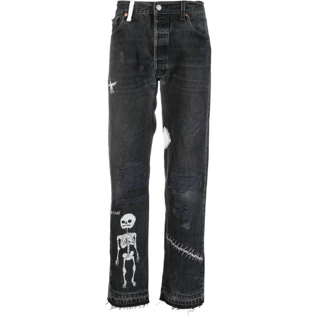 GALLERY DEPT. - mid-rise straight-leg jeans - men - Cotton - 34 - Black