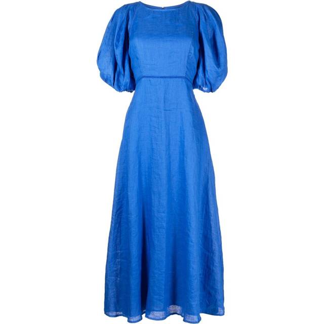 Faithfull the Brand - Valerina linen maxi dress - women - Linen/Flax/Rayon - S - Blue
