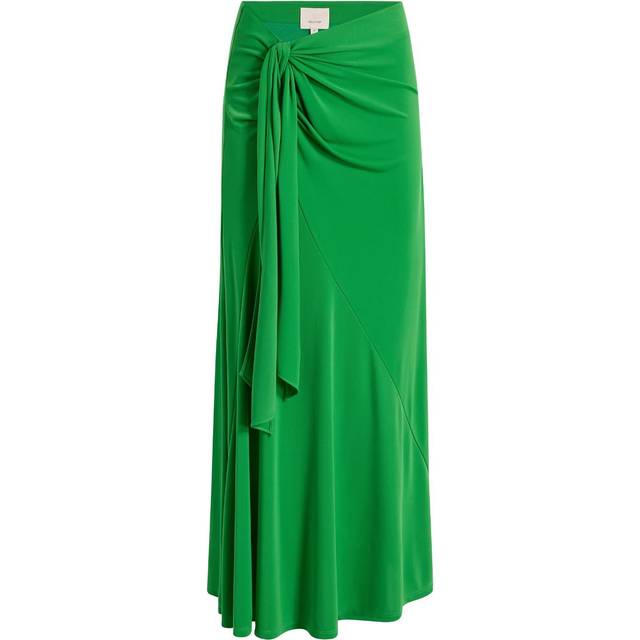 Cinq A Sept - Sheila knotted long skirt - women - Spandex/Elastane/Polyester - 0 - Green