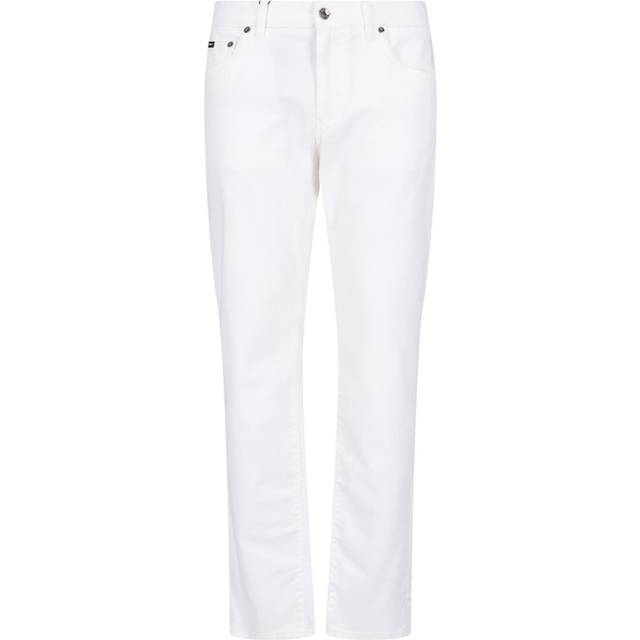 Logo-Plaque Slim-Cut Jeans