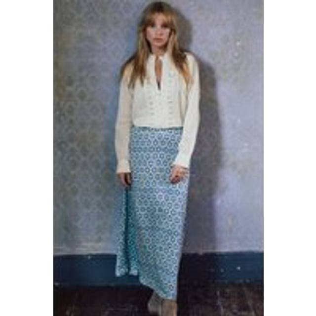 Millie Satin Skirt | Maui Dream Blue