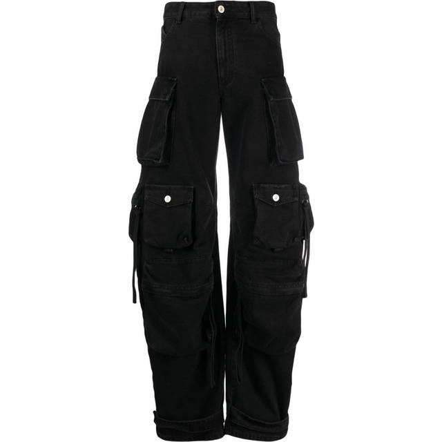 The Attico - Fern cargo jeans - women - Polyester/Cotton/Coconut - 25 - Black