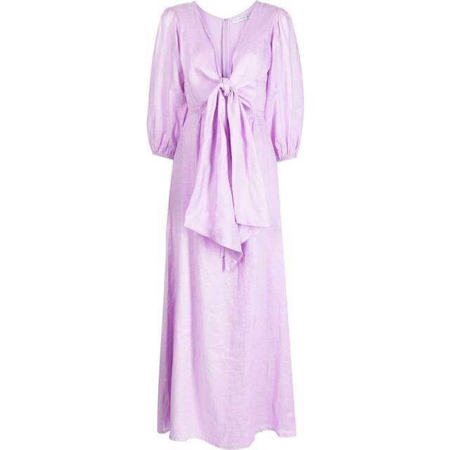 Faithfull the Brand - Mia linen maxi dress - women - Linen/Flax/Rayon - S - Purple