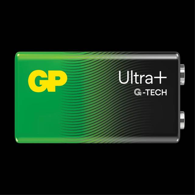Engångsbatteri GP Ultra+ 9V / 6LF22