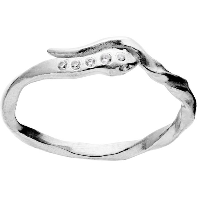 Maanesten Hera Silver Twisted Snake Ring 4814C 57