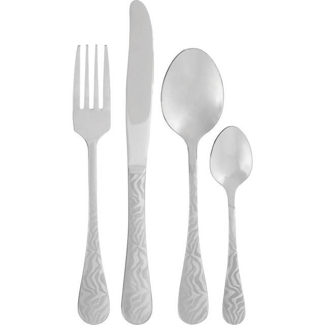 Avie 16 Piece Zebra Cutlery Set