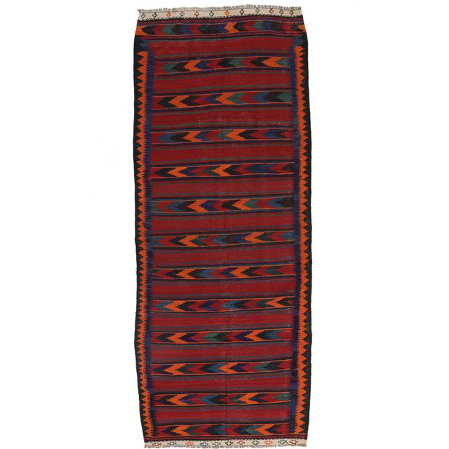 Afghan Vintage Kelim Matta 147x384