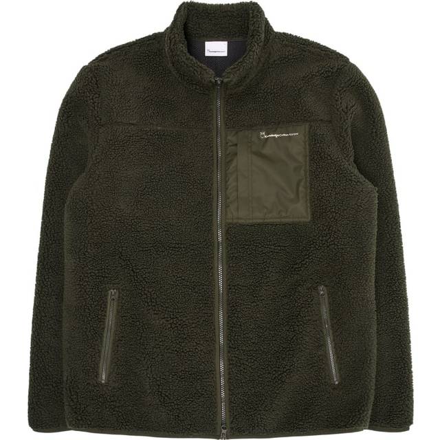 Teddy Fleece Zip Sweat M 1090 Forrest Night (S) - Grön (S)