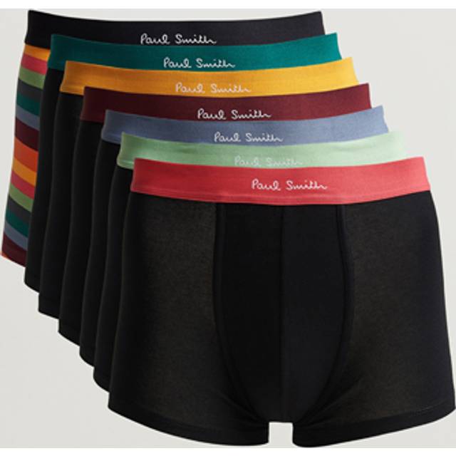 PS Paul Smith 7-Pack Cotton-Blend Boxer Shorts - S - Multi