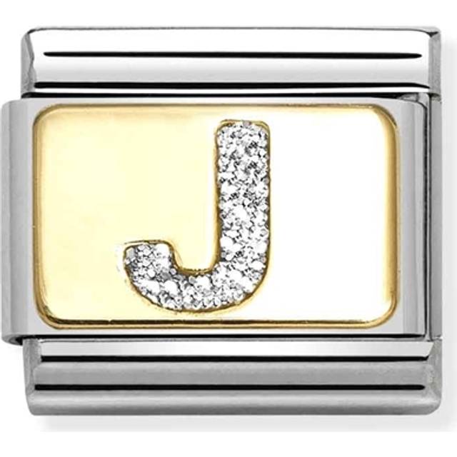 Nomination Classic Gold and Enamel Glitter Letter S Letters &amp; Numb