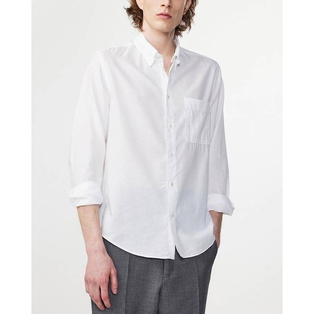 NN07 Mens White Arne Twill Shirt - X-Large