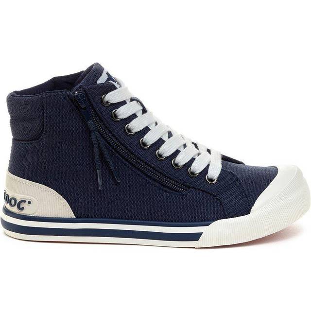 Rocket Dog Jazzin Navy High Top Trainers - NAVY - 6