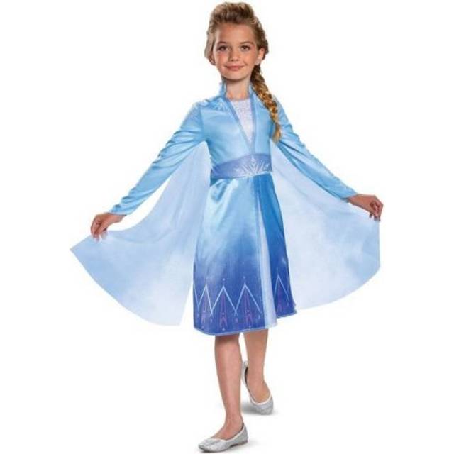 (7 - 8 years (124 - 136 cm)) Classic Elsa Frozen 2 costume for girls