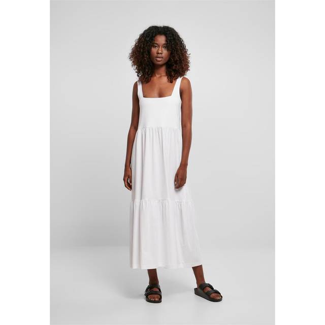 Summer dress 7/8 woman Urban Classics Valance - Blanc
