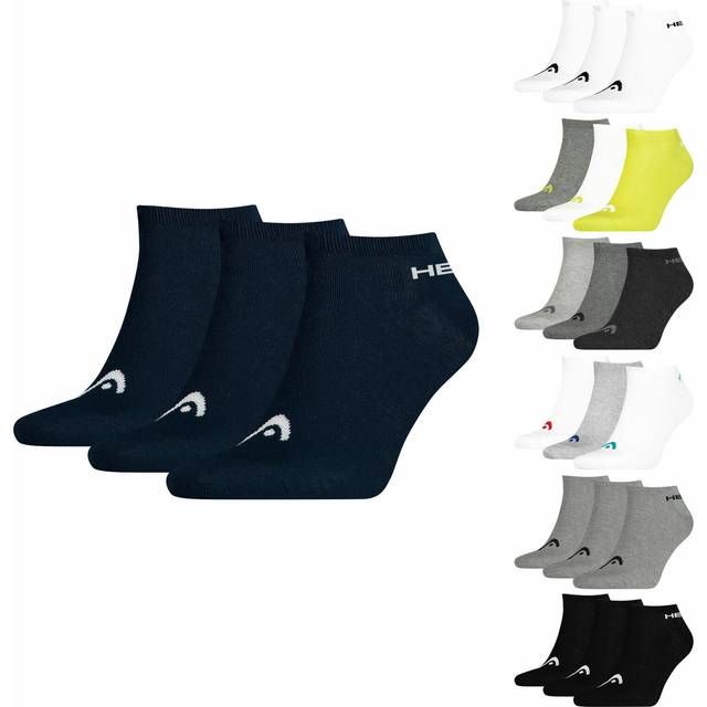 Head Ankelsokker 3-pak Svart
