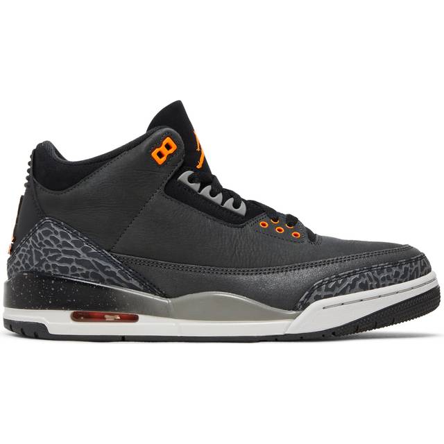 Black and orange nike air jordans online