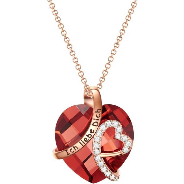 Rafaela Donata Womens Female Brass Necklace - Rose Gold - Size 40cm